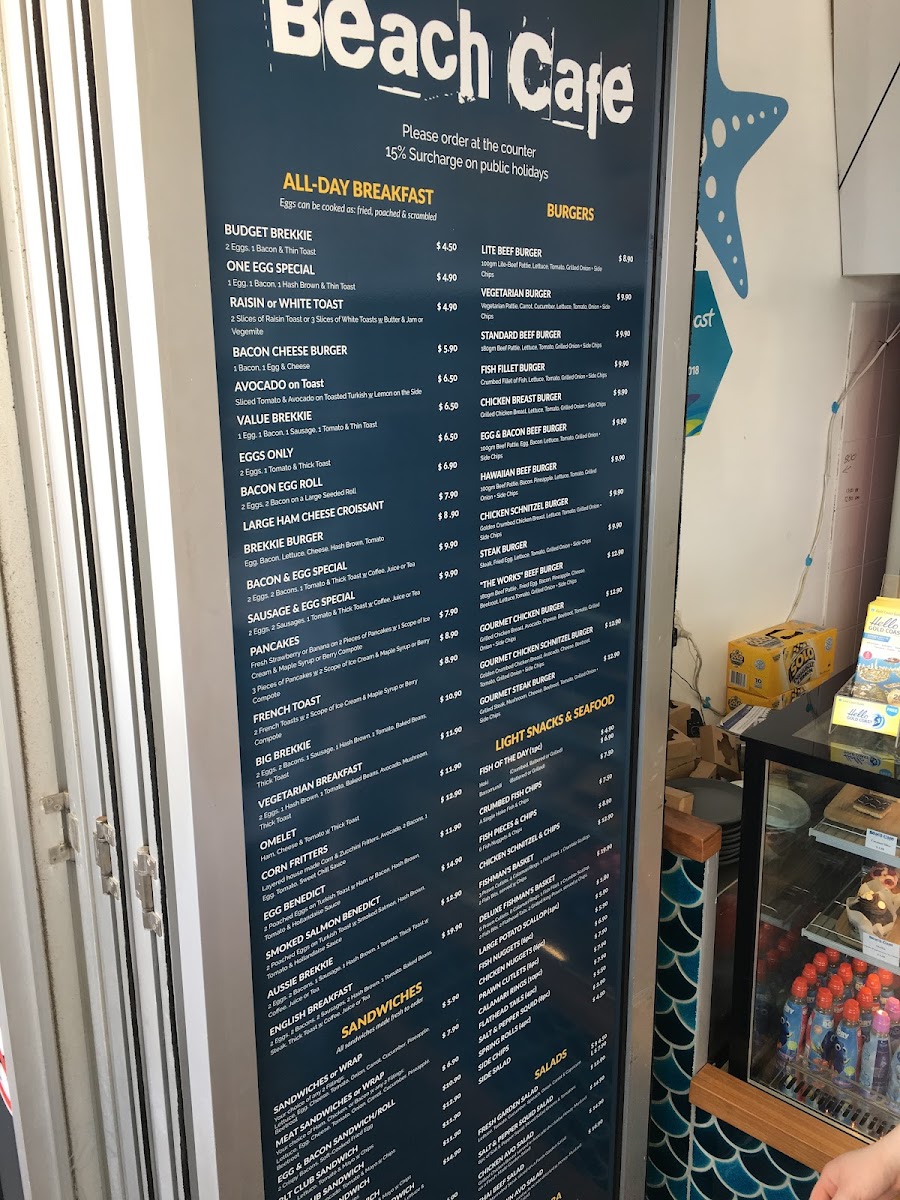 Beach Cafe Menu - Image 5